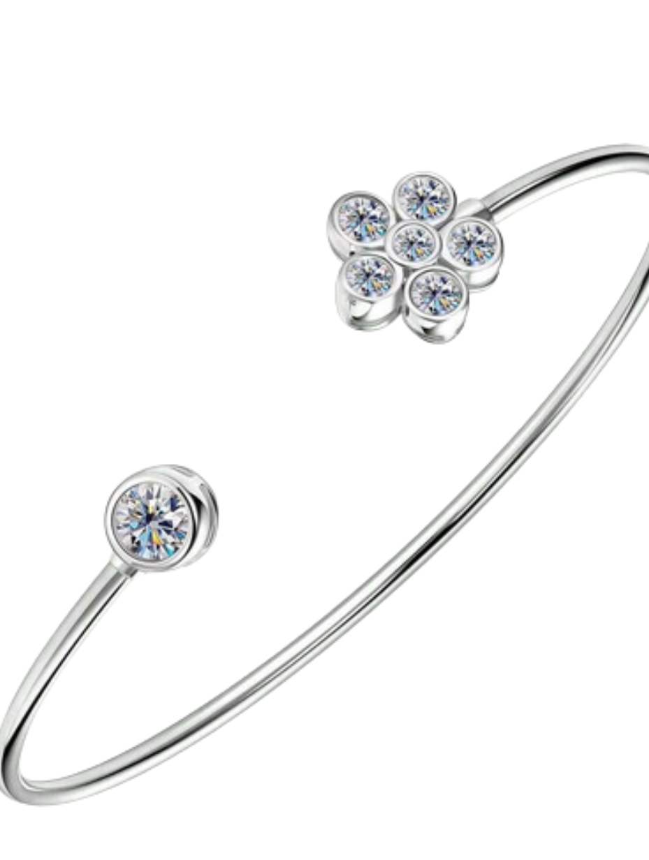 Moissanit Blomsterarmbånd–En Perfekt Gave til Enhver Lejlighed