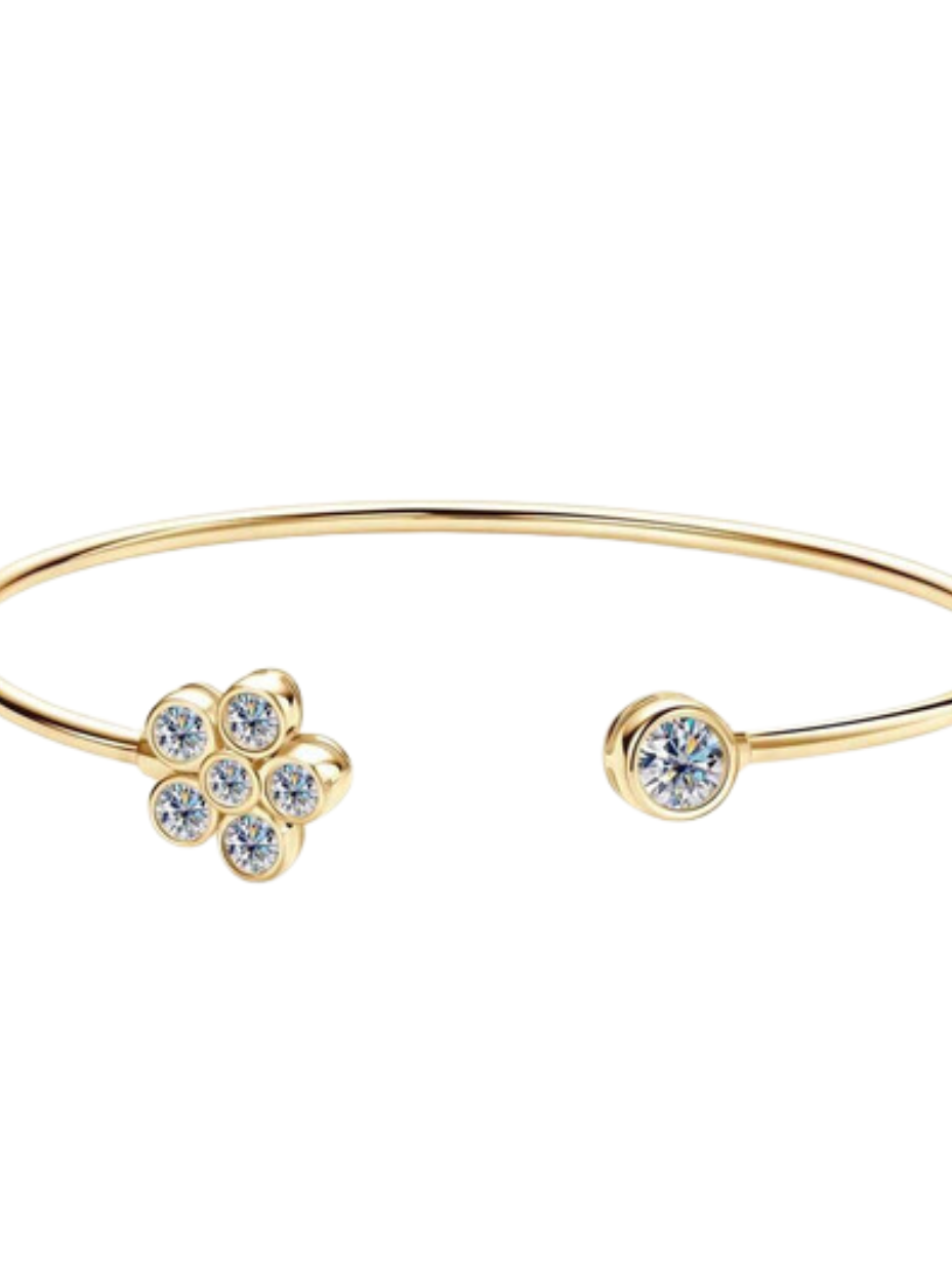 Moissanit Blomsterarmbånd–En Perfekt Gave til Enhver Lejlighed