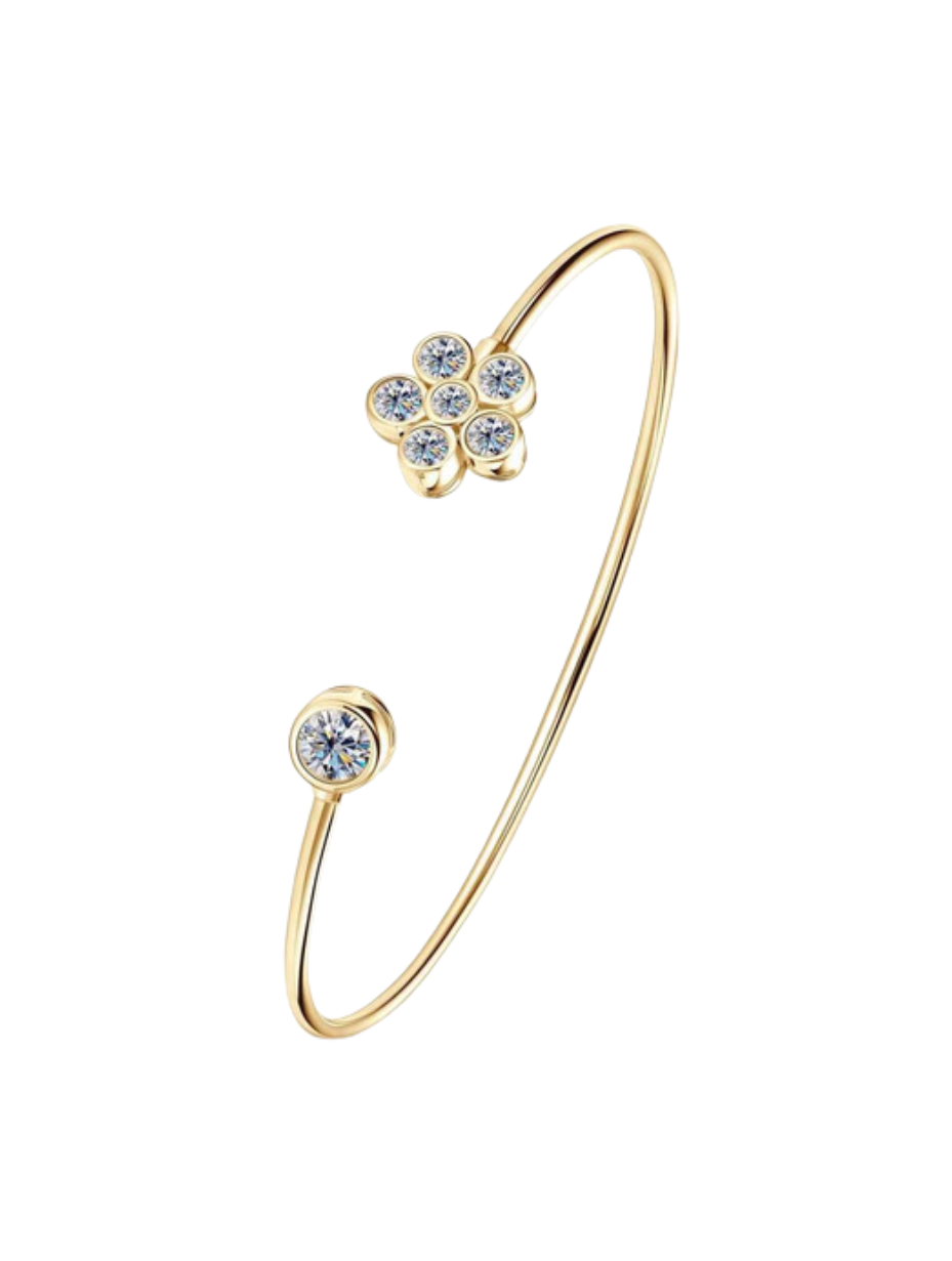 Moissanit Blomsterarmbånd–En Perfekt Gave til Enhver Lejlighed