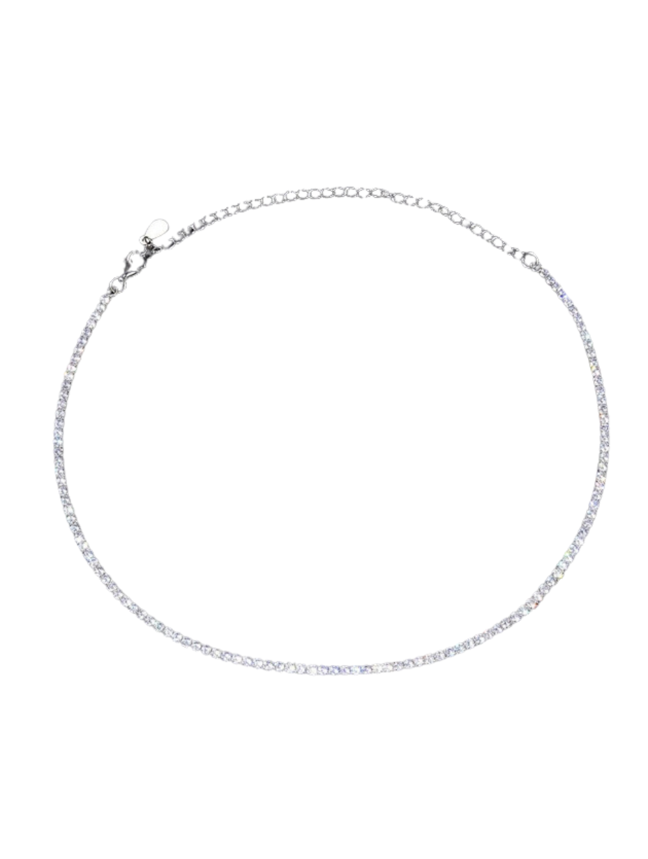 Moissanite Tennis Necklace | S925 Silver