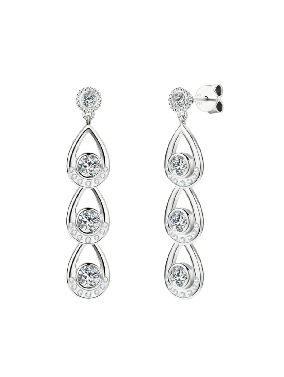 S925 Moissanite Water Drop Earrings | Elegant Design