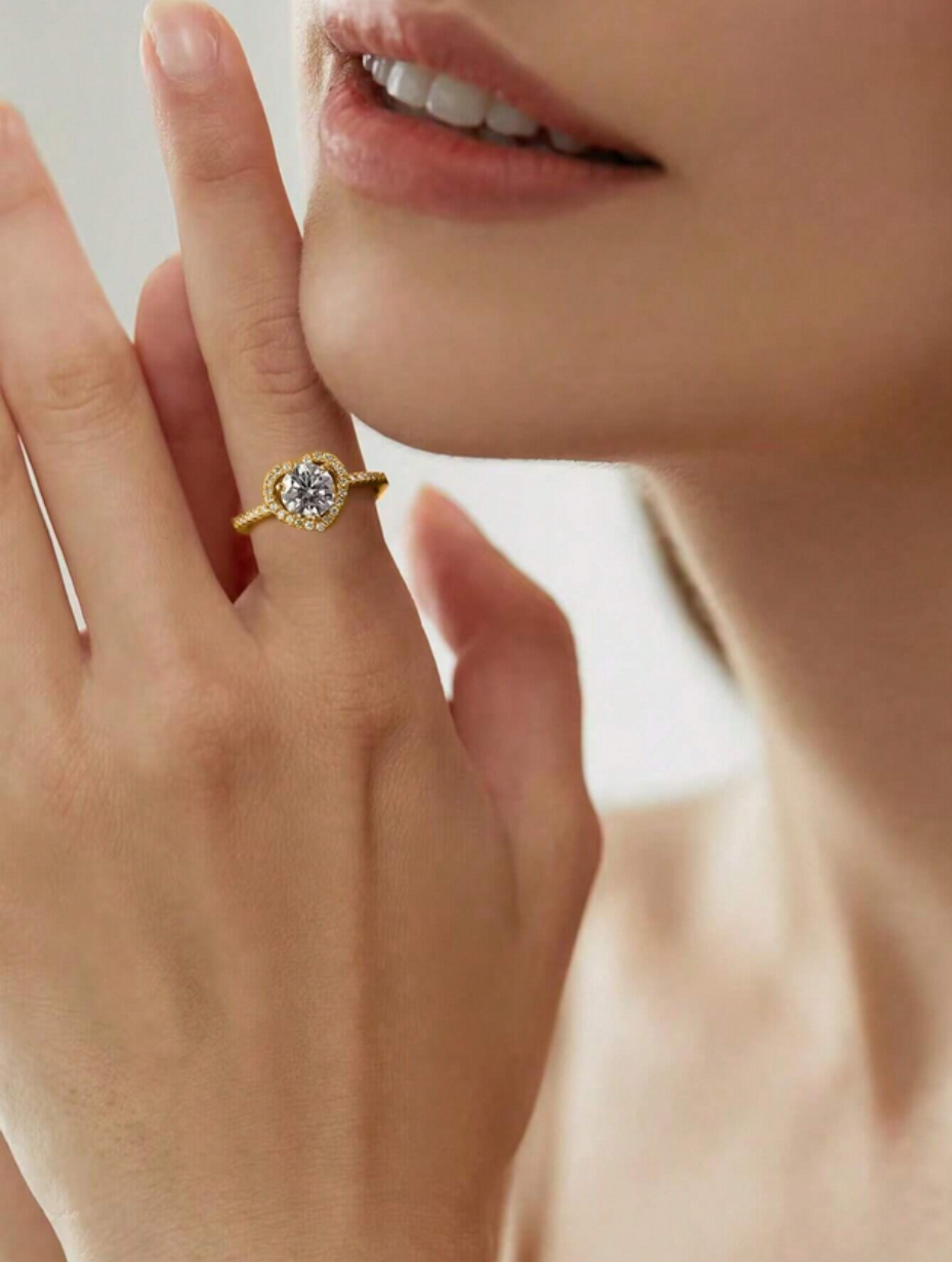 Esberry Moissanit Evighedsring | Klassisk Elegance