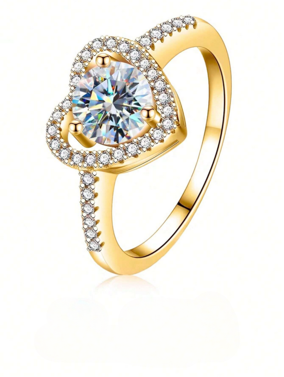 Esberry Moissanit Evighedsring | Klassisk Elegance
