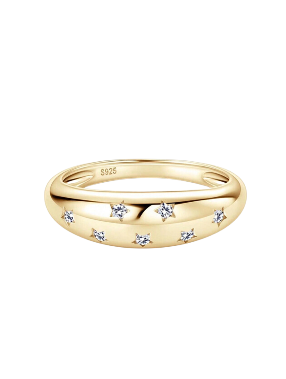 1.5mm Round Moissanite Ring | Timeless Charm