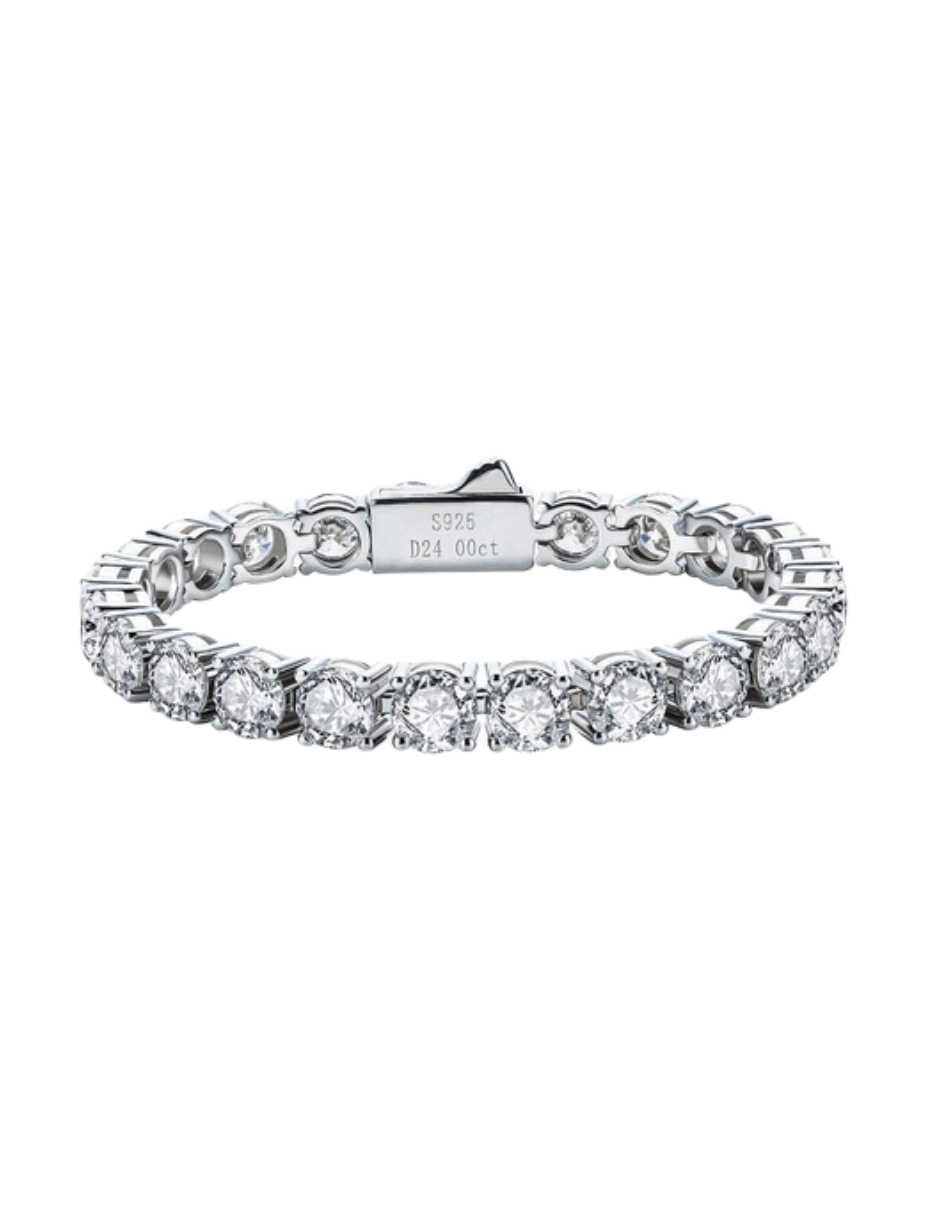 Evig Udstråling Moissanite Tennisarmbånd | S925 Sterling Sølv
