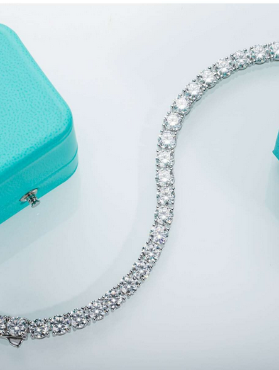 Evig Udstråling Moissanite Tennisarmbånd | S925 Sterling Sølv
