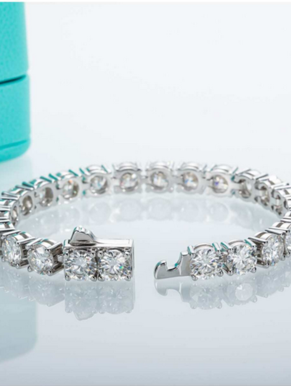 Evig Udstråling Moissanite Tennisarmbånd | S925 Sterling Sølv