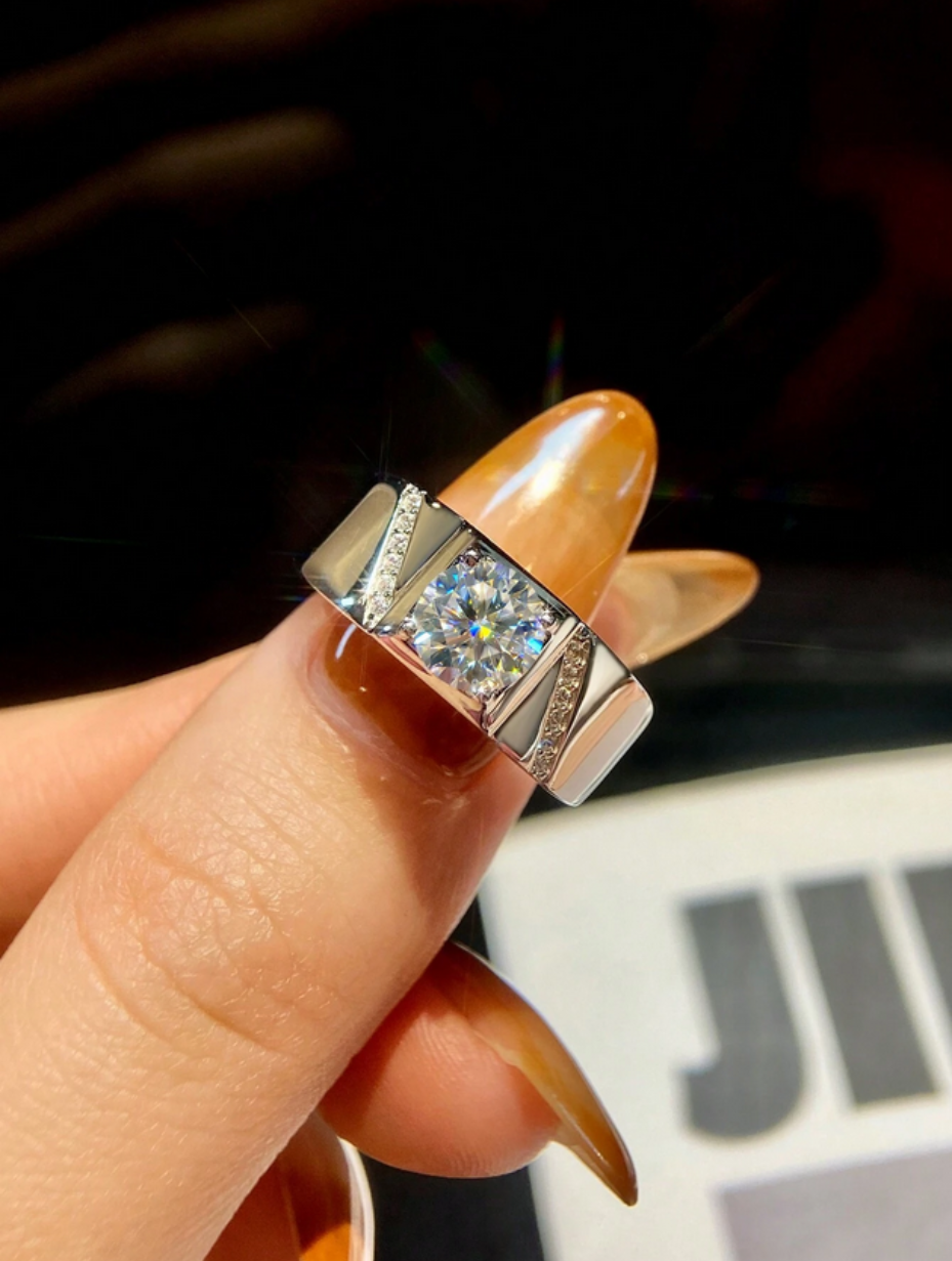 925 Sterlingsølv Ring | Klassisk Rundt Design