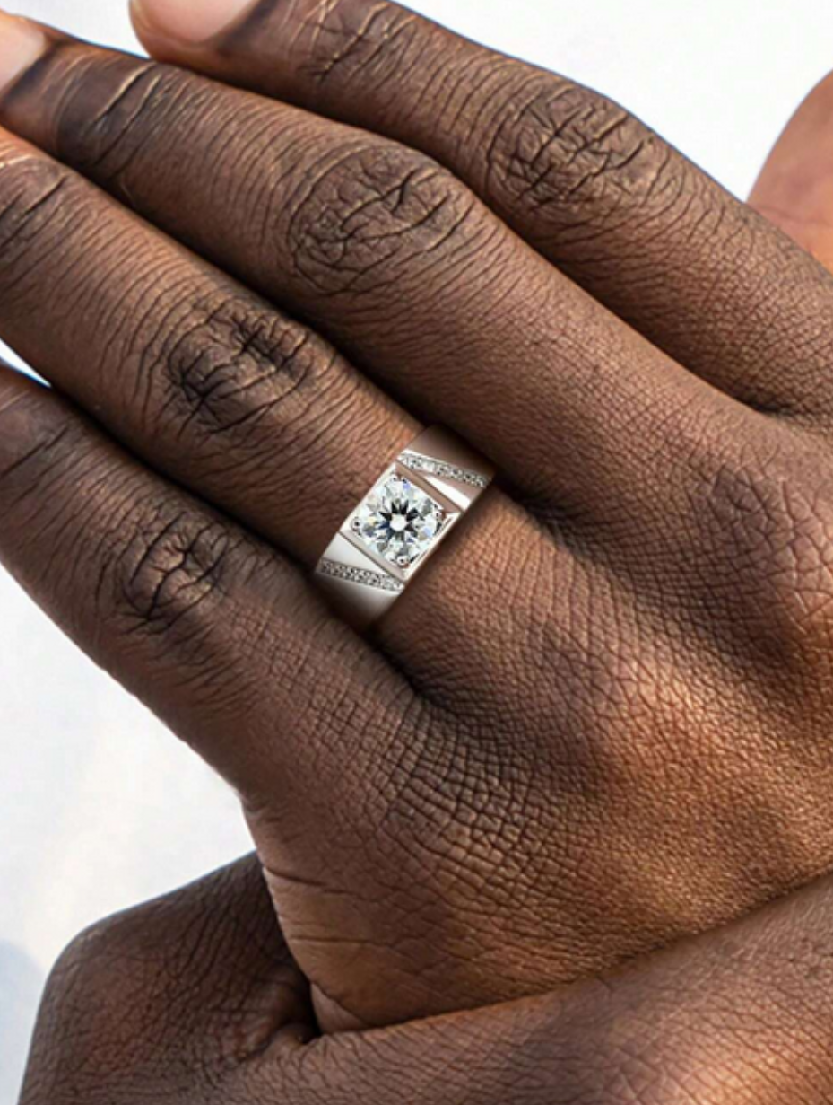 925 Sterlingsølv Ring | Klassisk Rundt Design