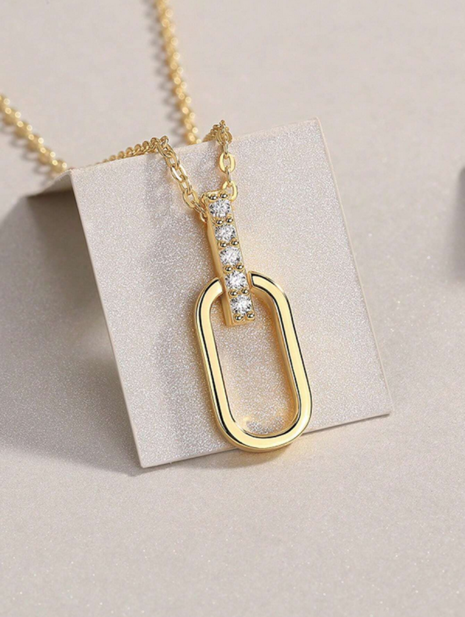 Delicate Moissanite Pendant | Hollow S925 Design