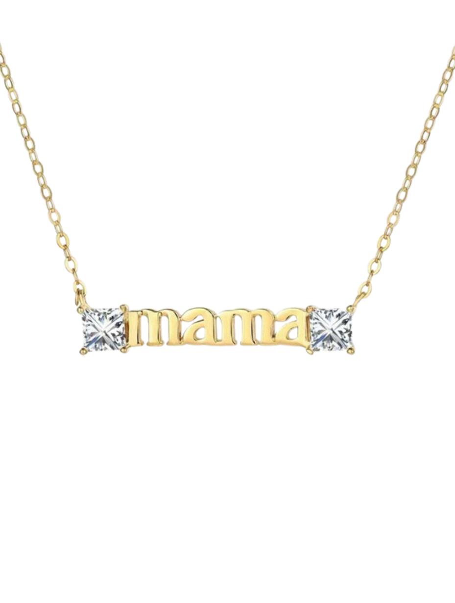 Mother Pendant Moissanite Necklace