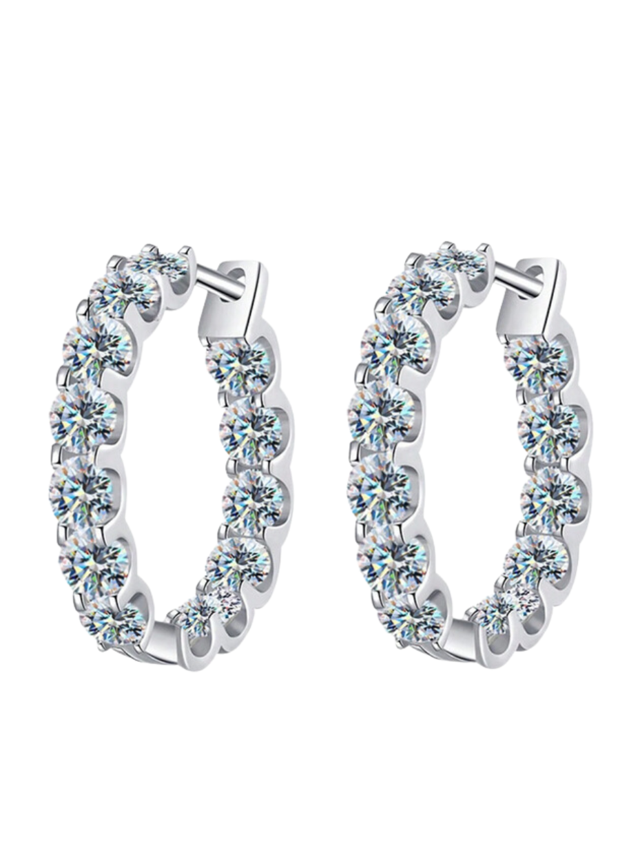 Moissanite Stud Earrings | Elegant Design