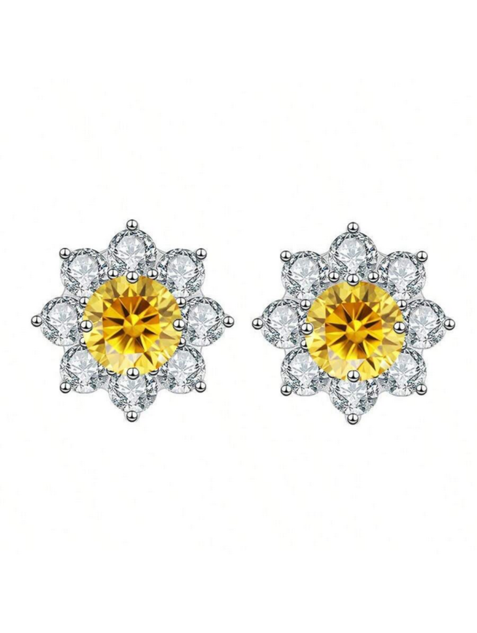 Sparkling Moissanite Stud Earrings | D Color VVS1