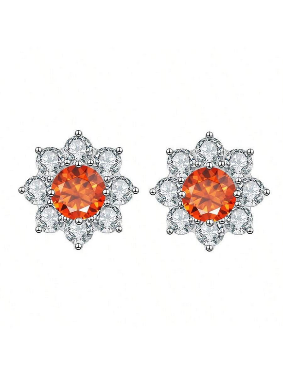 Sparkling Moissanite Stud Earrings | D Color VVS1