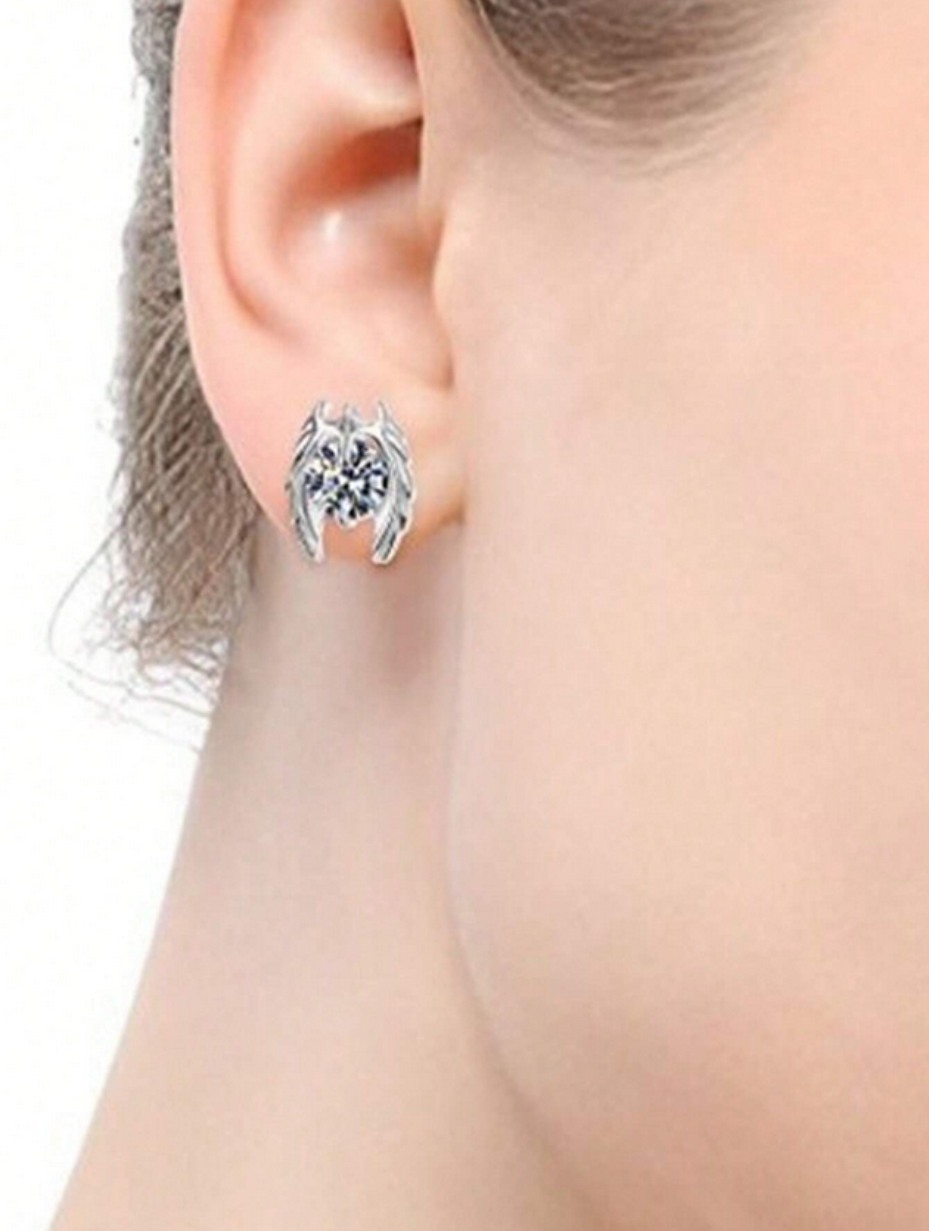 Punk Moissanite Øreringe | S925 Sølv Mode