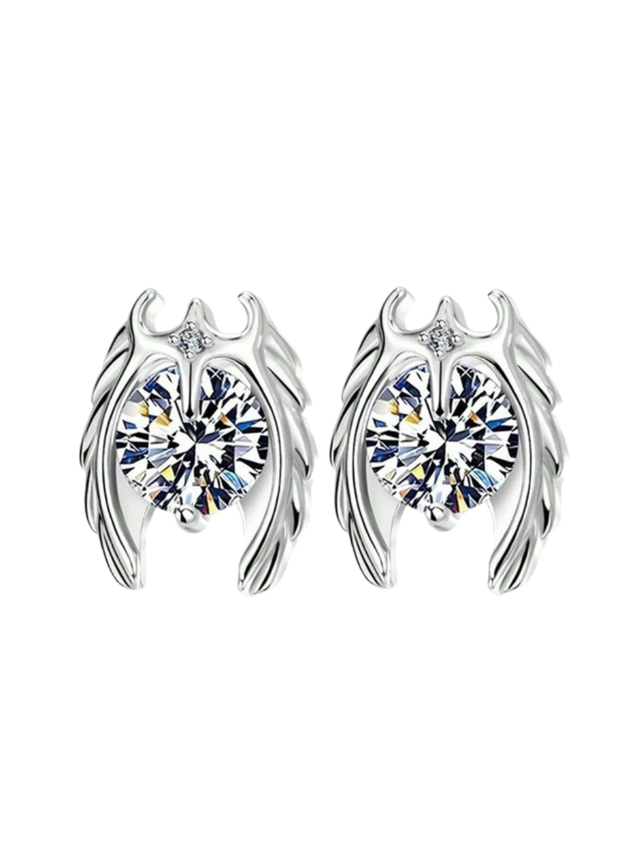 Punk Moissanite Øreringe | S925 Sølv Mode