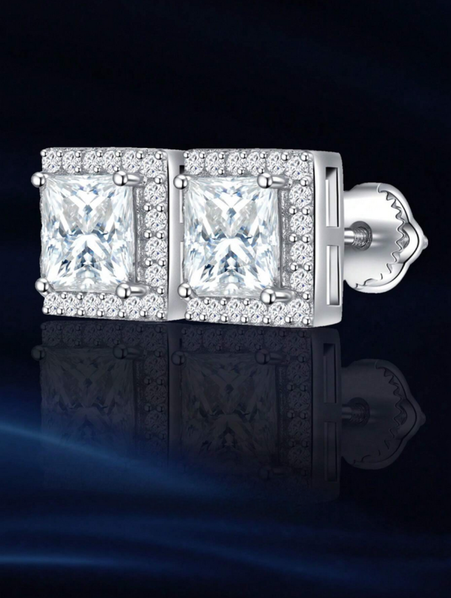 Stud Earrings | Sterling Silver Elegance