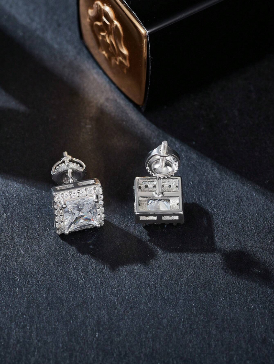 Stud Earrings | Sterling Silver Elegance