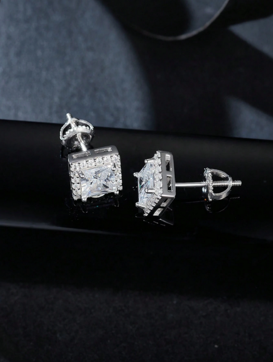 Stud Earrings | Sterling Silver Elegance