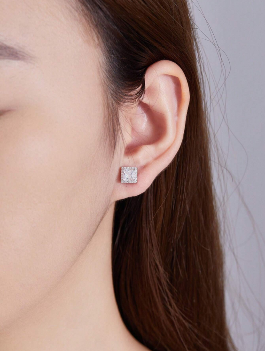 Stud Earrings | Sterling Silver Elegance
