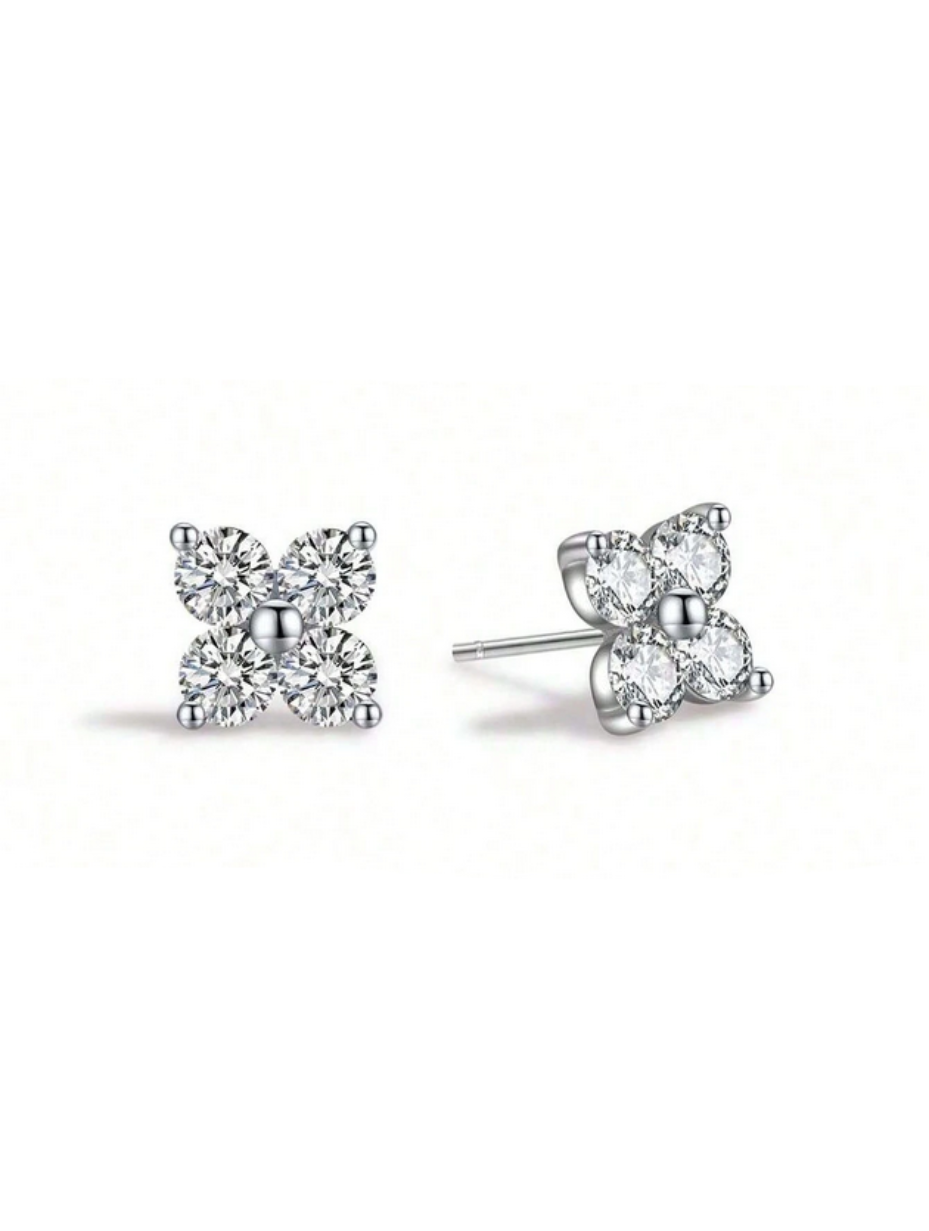 Elegante Moissanit Øreringe | 925 Sterling Sølv