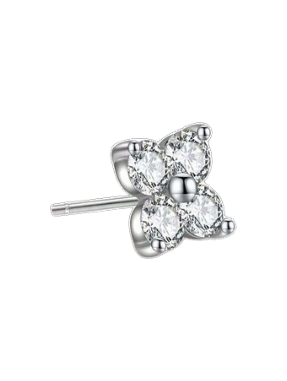 Elegante Moissanit Øreringe | 925 Sterling Sølv