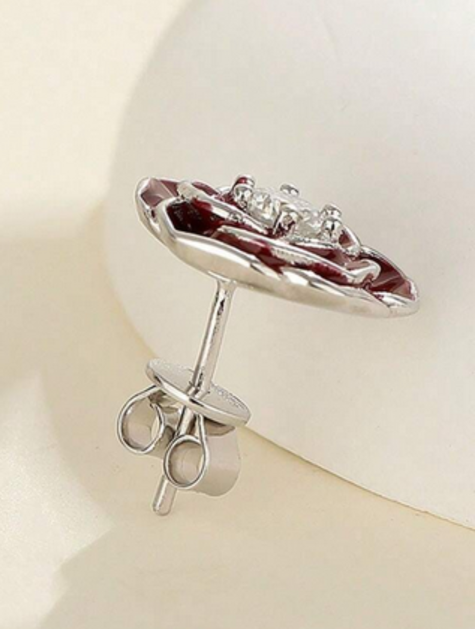 S925 Silver Sunflower Moissanite Stud Earrings | Timeless Charm