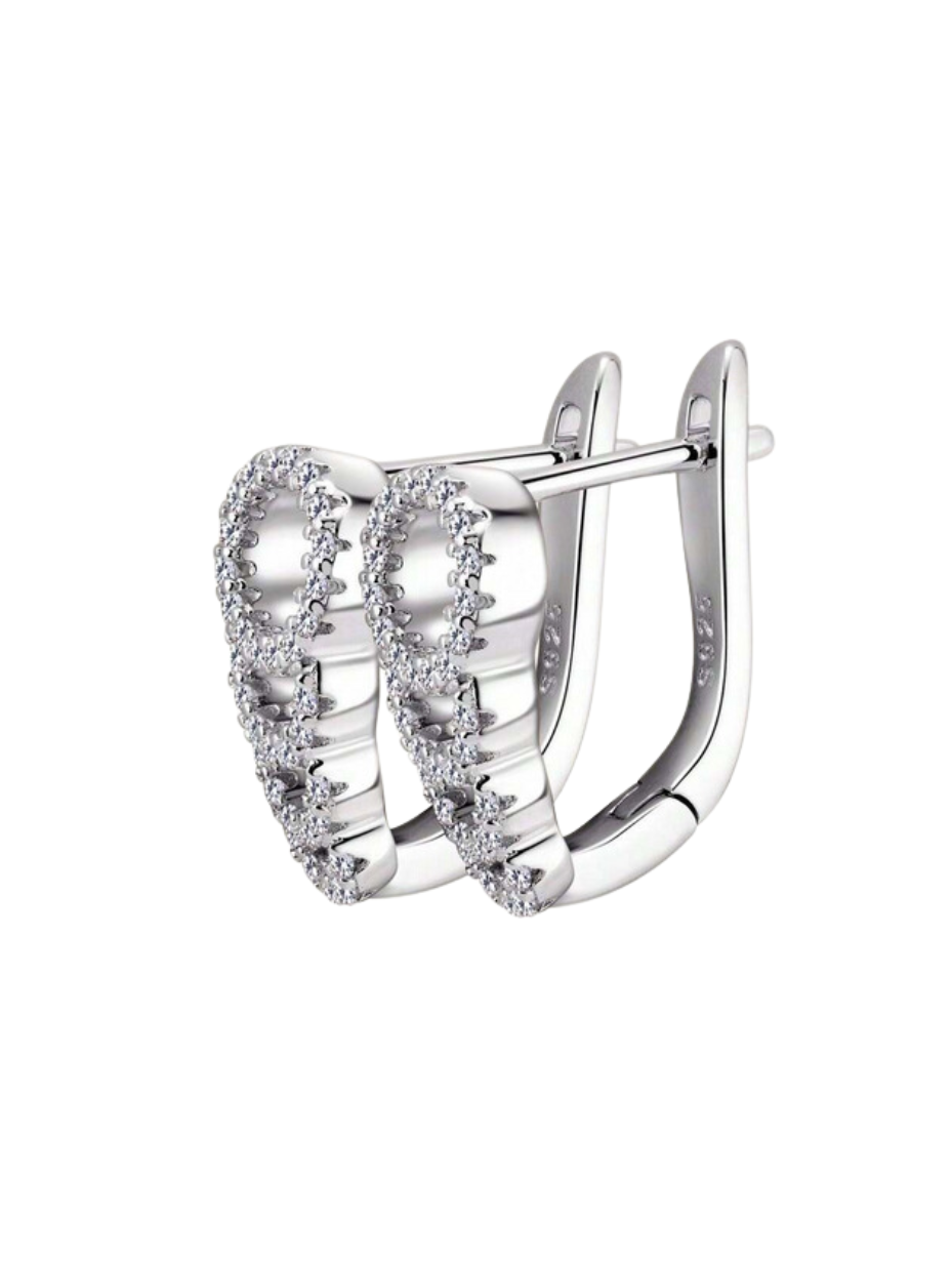S925 Moissanite Classic Earrings | Elegant Sparkle