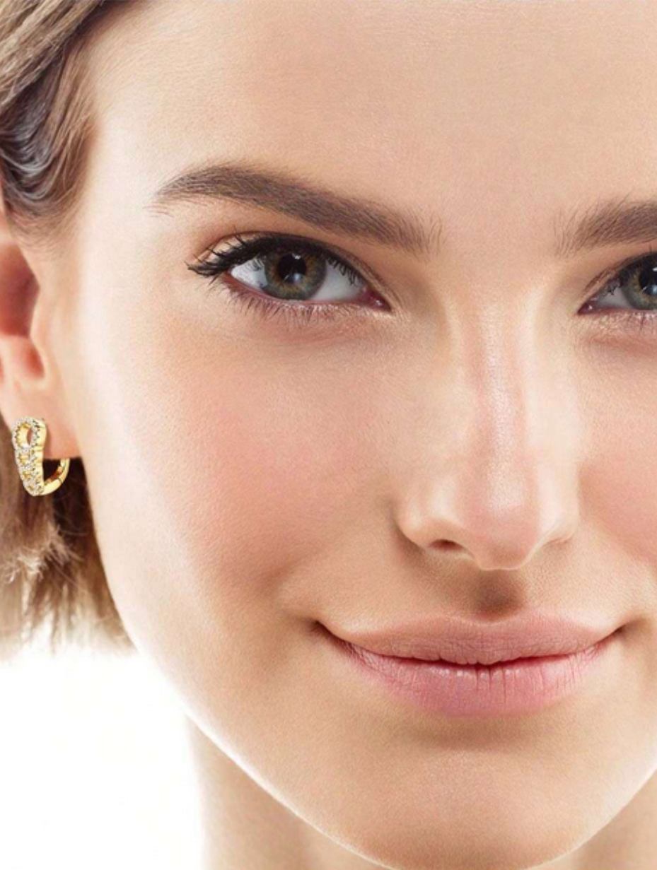 S925 Moissanite Classic Earrings | Elegant Sparkle