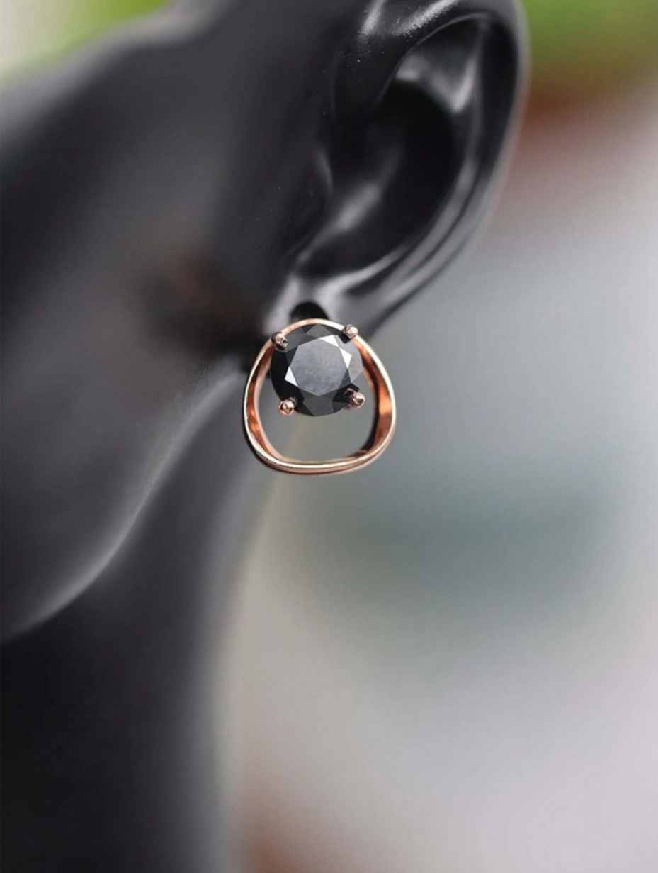 Moissanite Earrings | Luxury Hip-Hop Rock Design