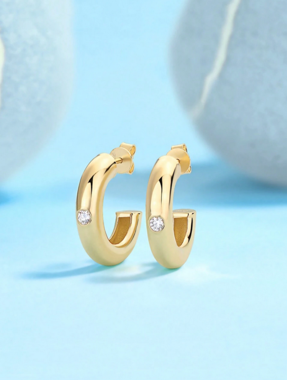 Versatile Moissanite Stud Earrings | Everyday Sparkle