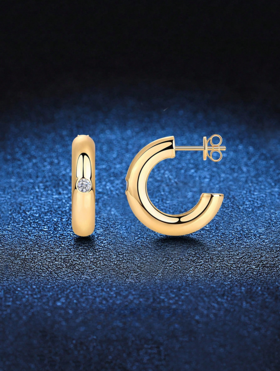 Versatile Moissanite Stud Earrings | Everyday Sparkle