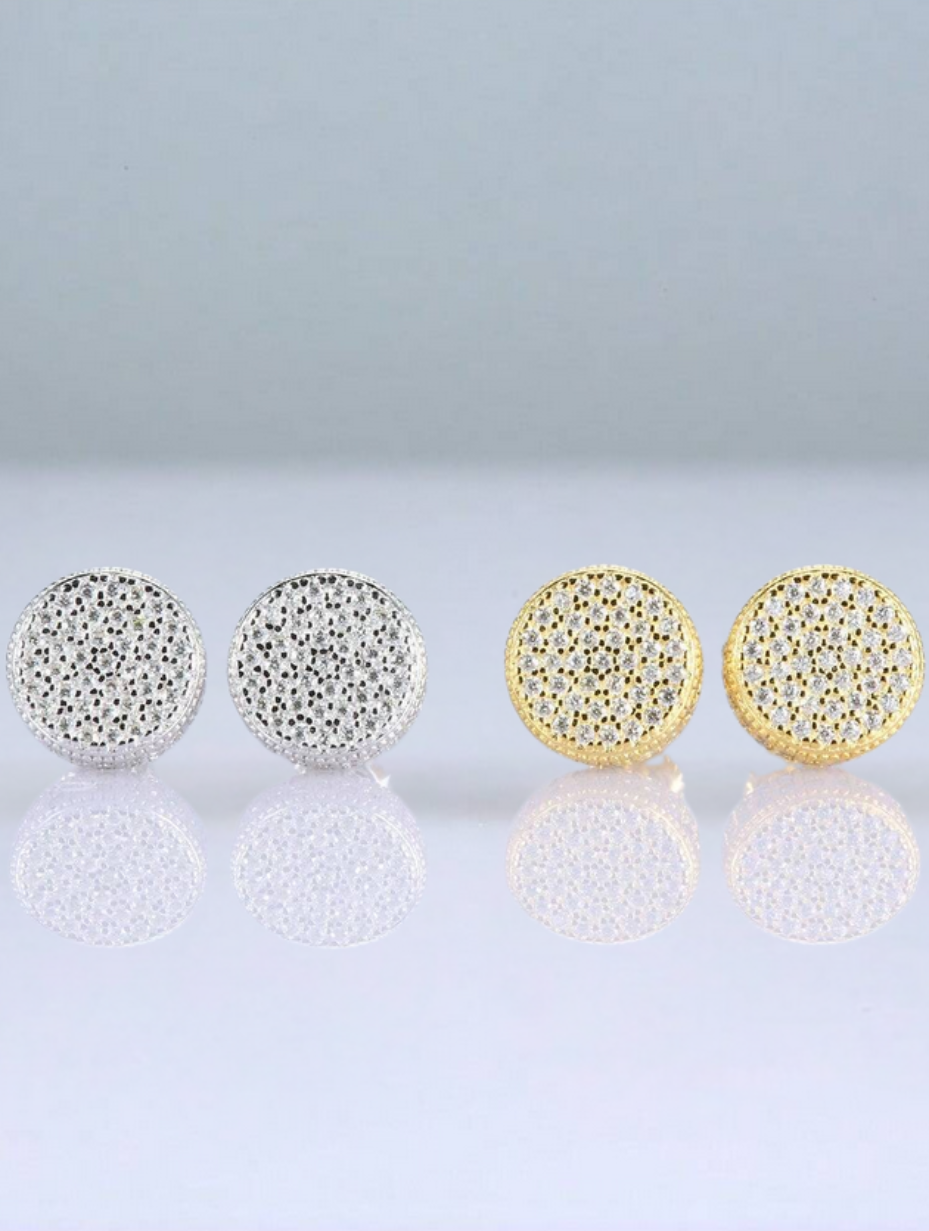 Heart-Shaped Moissanite Earrings | Elegant Studs