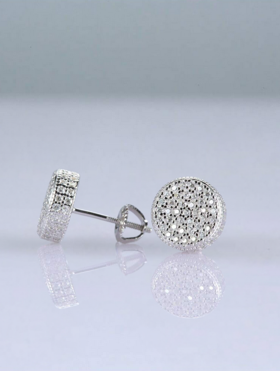 Heart-Shaped Moissanite Earrings | Elegant Studs