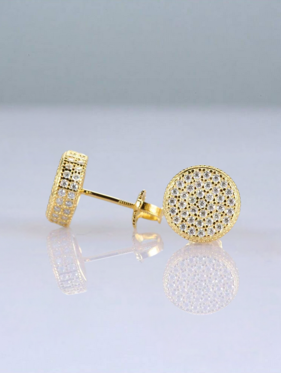 Heart-Shaped Moissanite Earrings | Elegant Studs