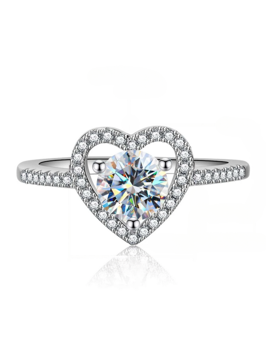 Esberry Moissanit Evighedsring | Klassisk Elegance