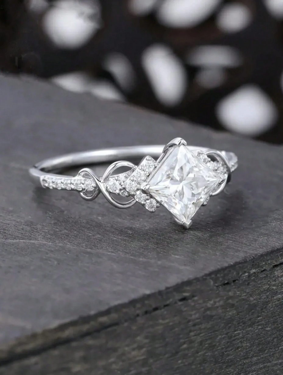 Premium Moissanit Ring | Boheme Stil