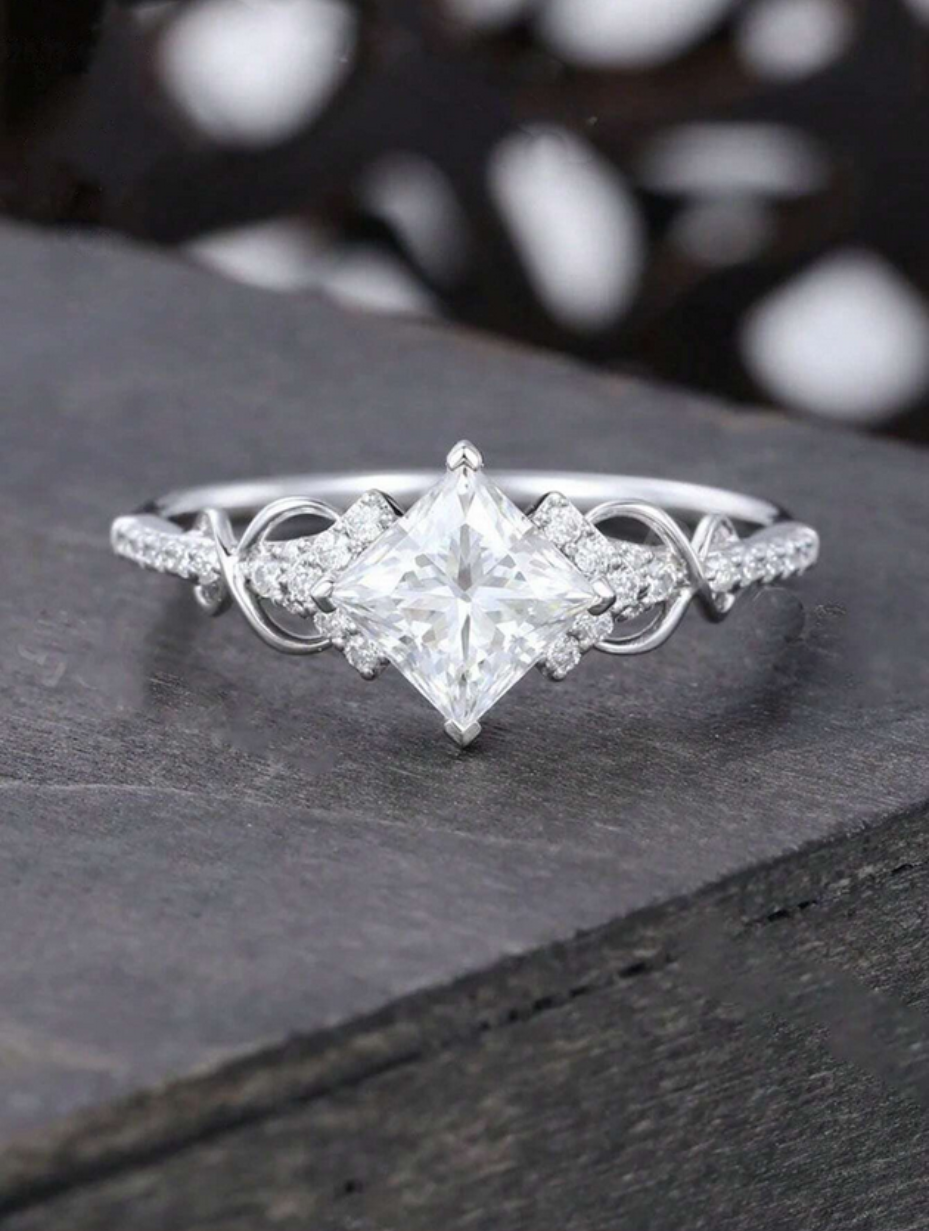 Premium Moissanit Ring | Boheme Stil