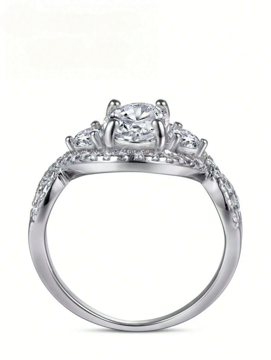 Egg-Shaped Moissanite Ring | Bold Elegance