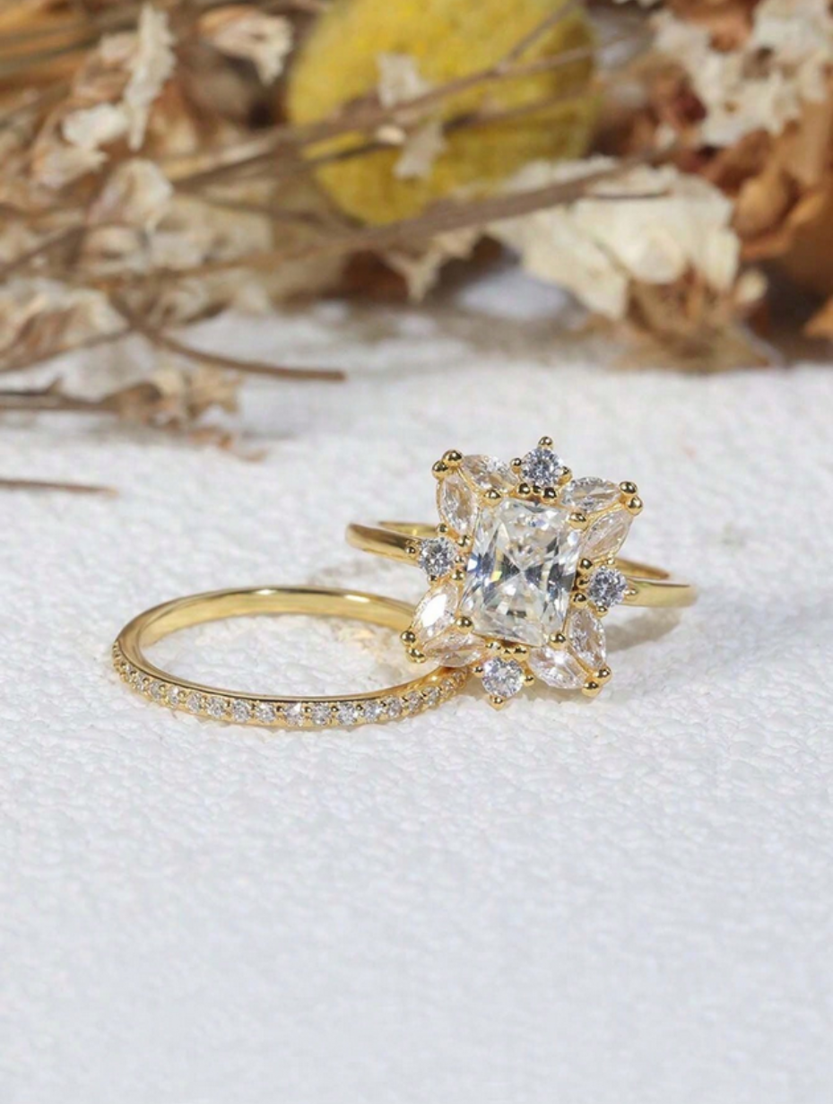 Moissanit Stabling Ring | Hypoallergen Luksus