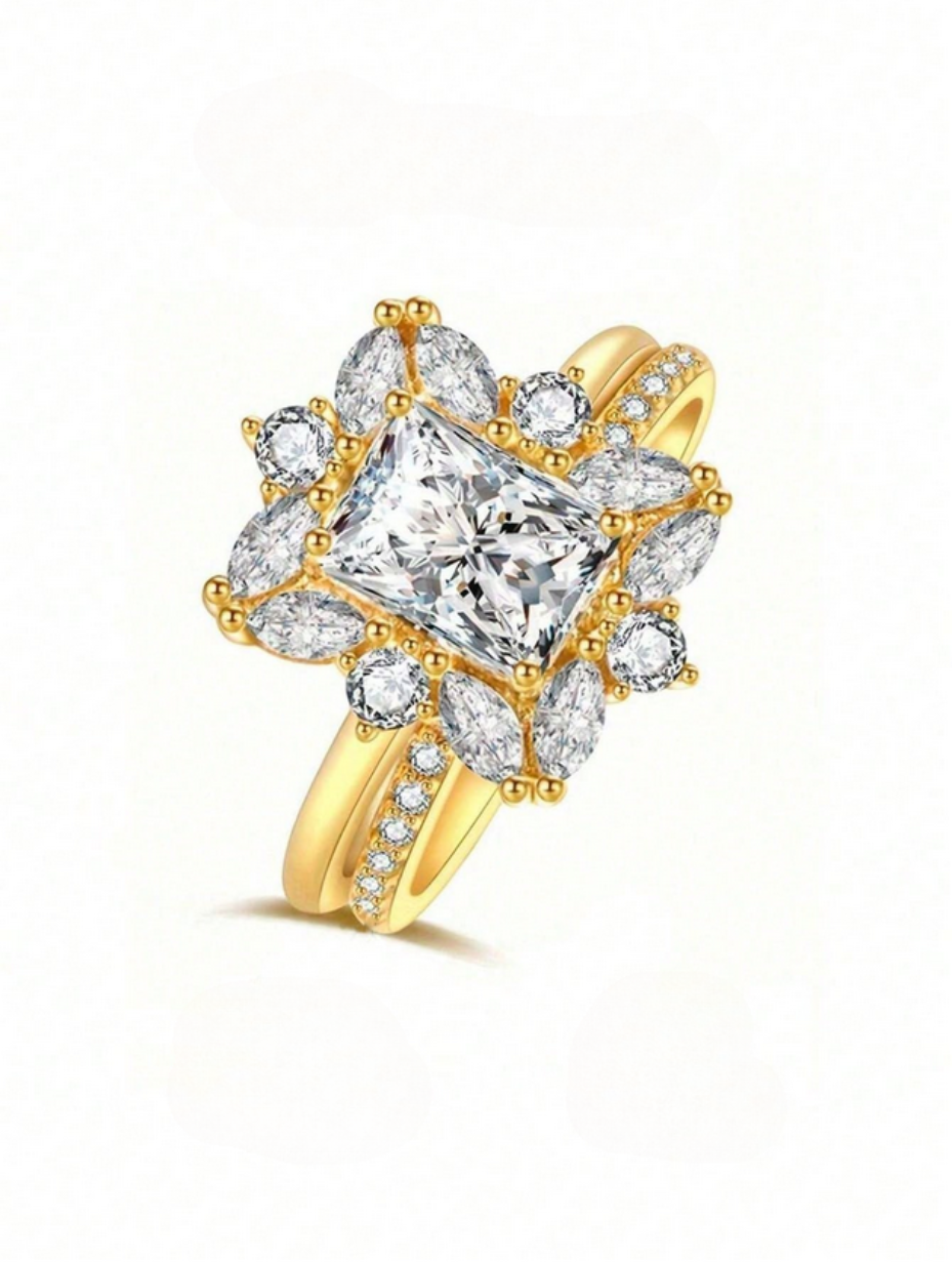 Moissanit Stabling Ring | Hypoallergen Luksus