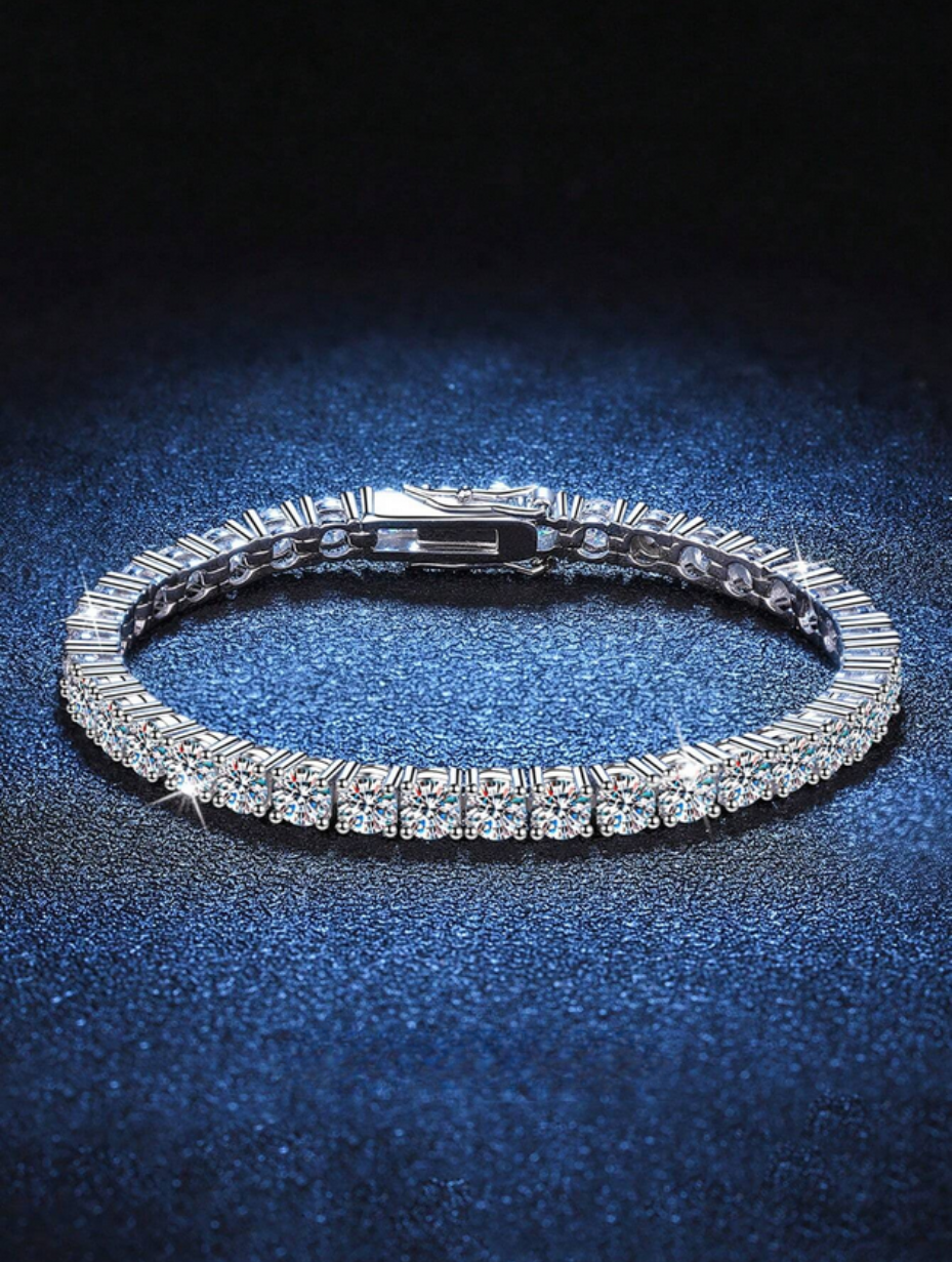 Moissanite Tennis Bracelet | Luxurious Sparkle