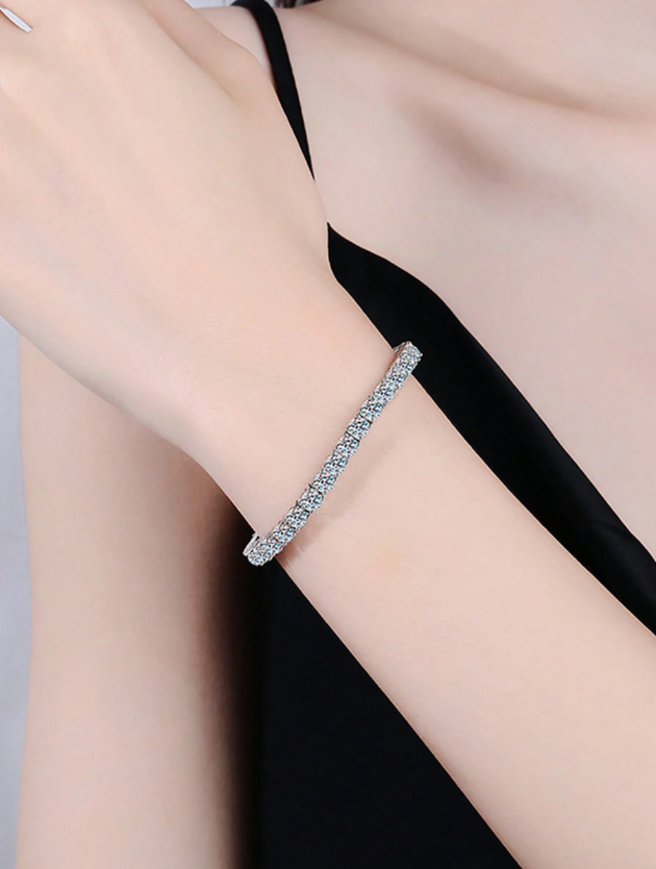 Moissanite Tennis Bracelet | Luxurious Sparkle