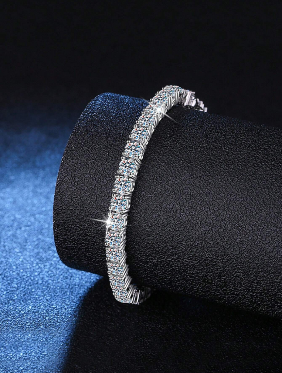 Moissanite Tennis Bracelet | Luxurious Sparkle