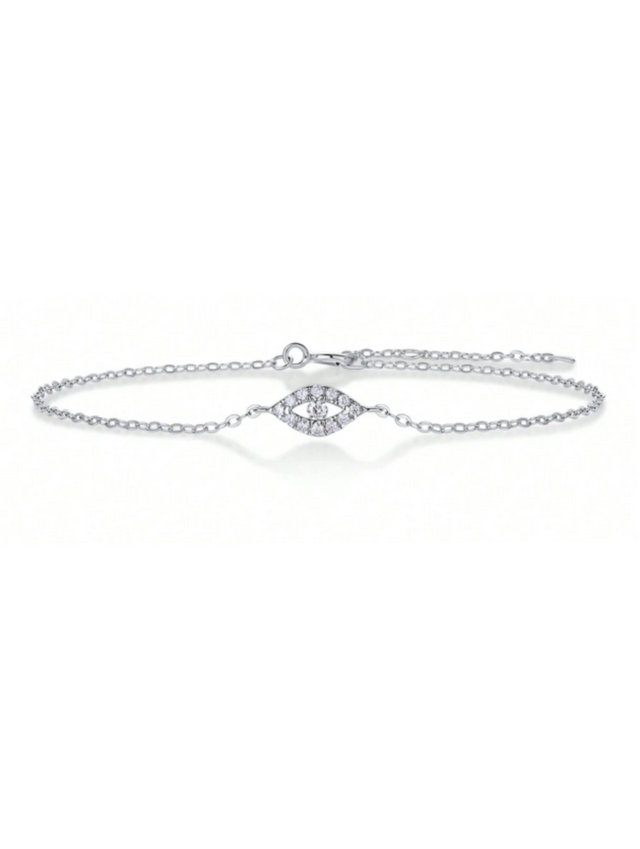 Eye Shaped Moissanite Bracelet | Luxury Fashion Jewelry