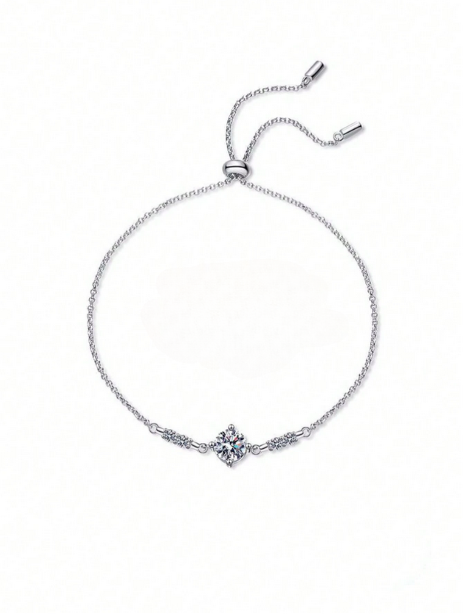 Sterling Silver Moissanite Tennis Bracelet | Versatile Jewelry