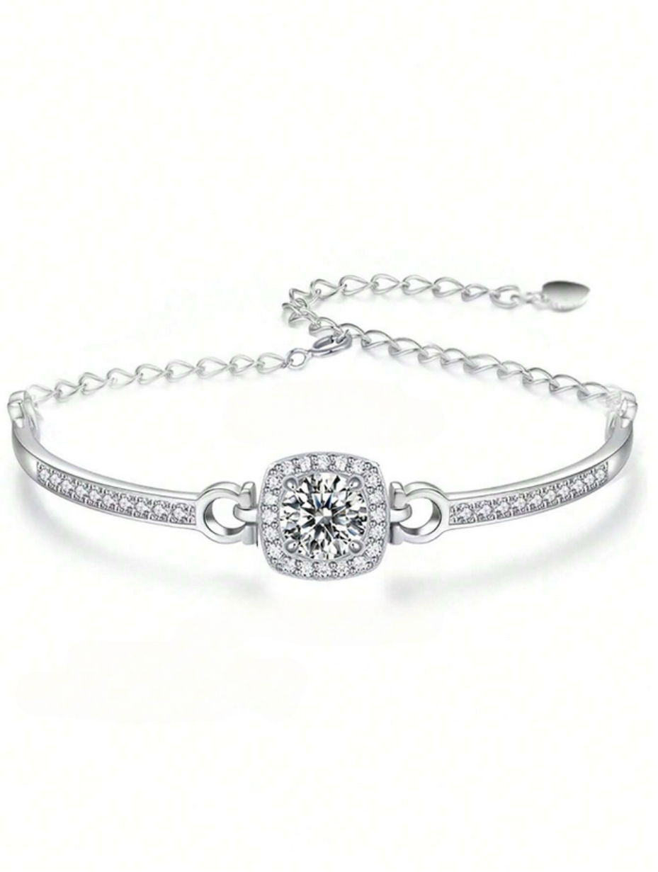 S925 Moissanite Bracelet | Unisex Luxury