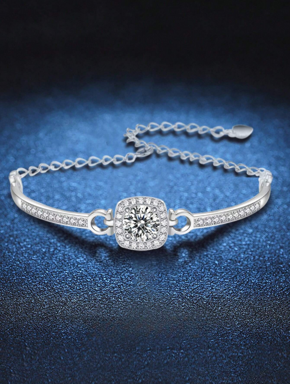 S925 Moissanite Bracelet | Unisex Luxury