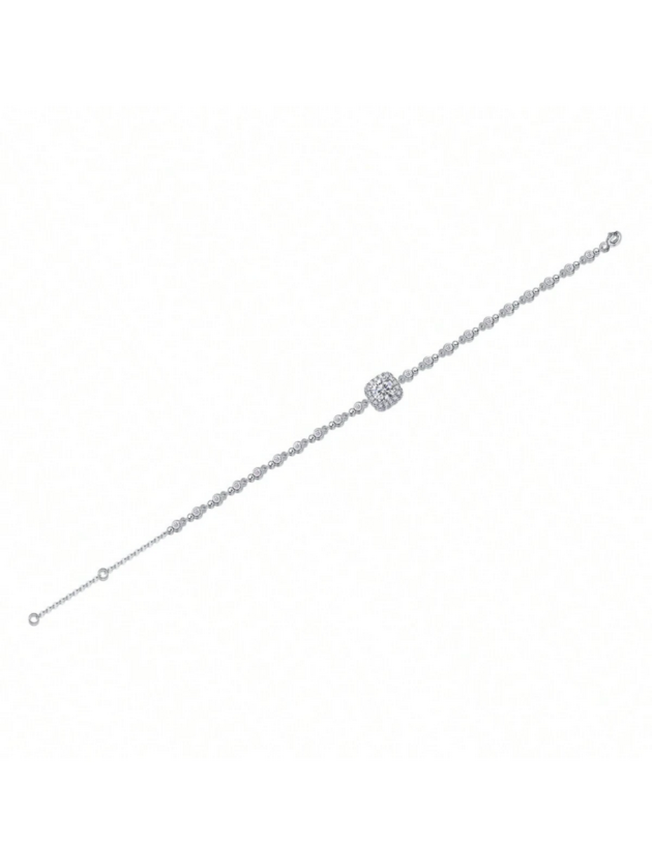 Gold-Plated Moissanite Star Bracelet | Unique Charm