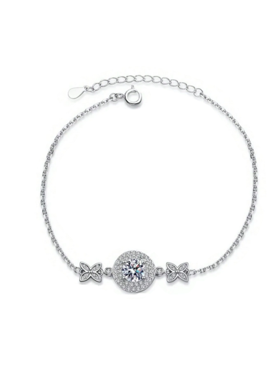 Luxurious Round Moissanite Bracelet | Classic Beauty